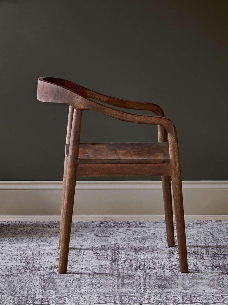 nkuku Anbu acacia dining chair, UK version