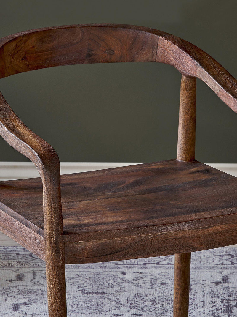 nkuku Anbu acacia dining chair, UK version