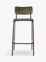 John Lewis nkuku Ukari Leather Counter Chair- Buy online at McGrocer