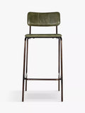 nkuku Ukari leather counter chair, imported from the UK