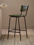 nkuku Ukari leather counter chair, imported from the UK