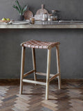 nkuku Adembi Goat Leather Counter Stool (British brand)