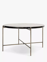 John Lewis nkuku Aluva Round Glass Coffee Table- Buy online at McGrocer