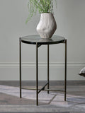 nkuku Aluva glass side table - British product