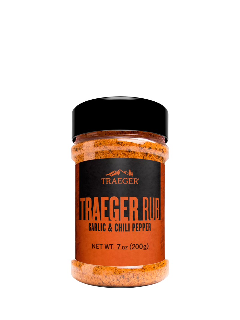 Traeger Garlic & Chili Pepper seasoning rub 200g, UK version
