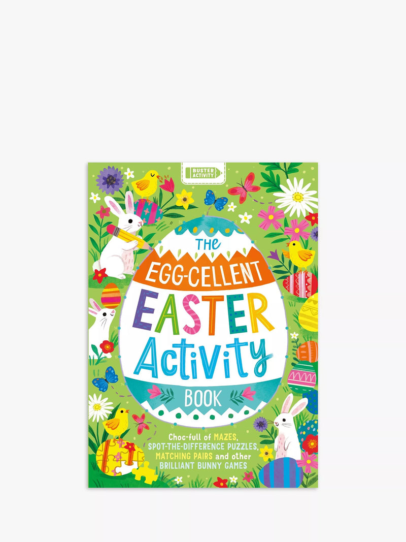 Easter activity book for kids 64 pages paperback - British product