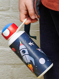 Mepal Disney Cars Leakproof Pop-Up Drinks Bottle, 400ml, Red/Multi