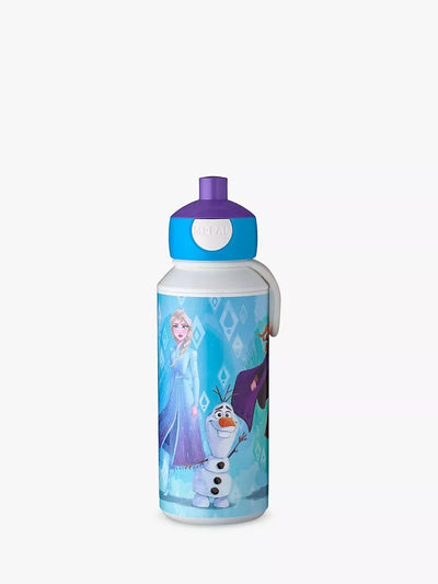 John Lewis Mepal Disney Frozen Leakproof Pop-Up Drinks Bottle Blue/Multi Kids Water Bottle 400ml- Buy online at McGrocer