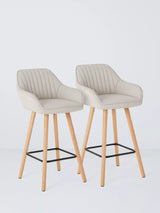 John Lewis John Lewis Toronto Bar Stool Set of 2, H93 x W50 x D52 cm- Buy online at McGrocer
