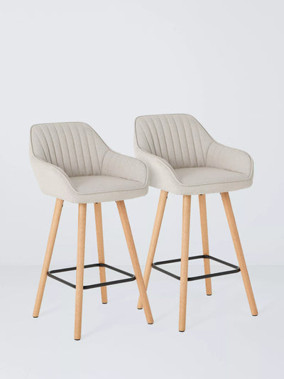 John Lewis John Lewis Toronto Bar Stool Set of 2, H93 x W50 x D52 cm- Buy online at McGrocer