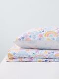 John Lewis kids rainbow star duvet set single (British brand)