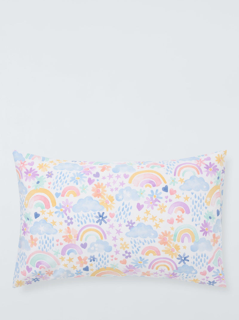 John Lewis kids rainbow star duvet set single (British brand)
