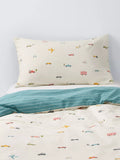 John Lewis Transport reversible duvet cover set, single size (British brand)