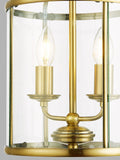 John Lewis Walker 2 light ceiling lantern in antique finish (British brand)