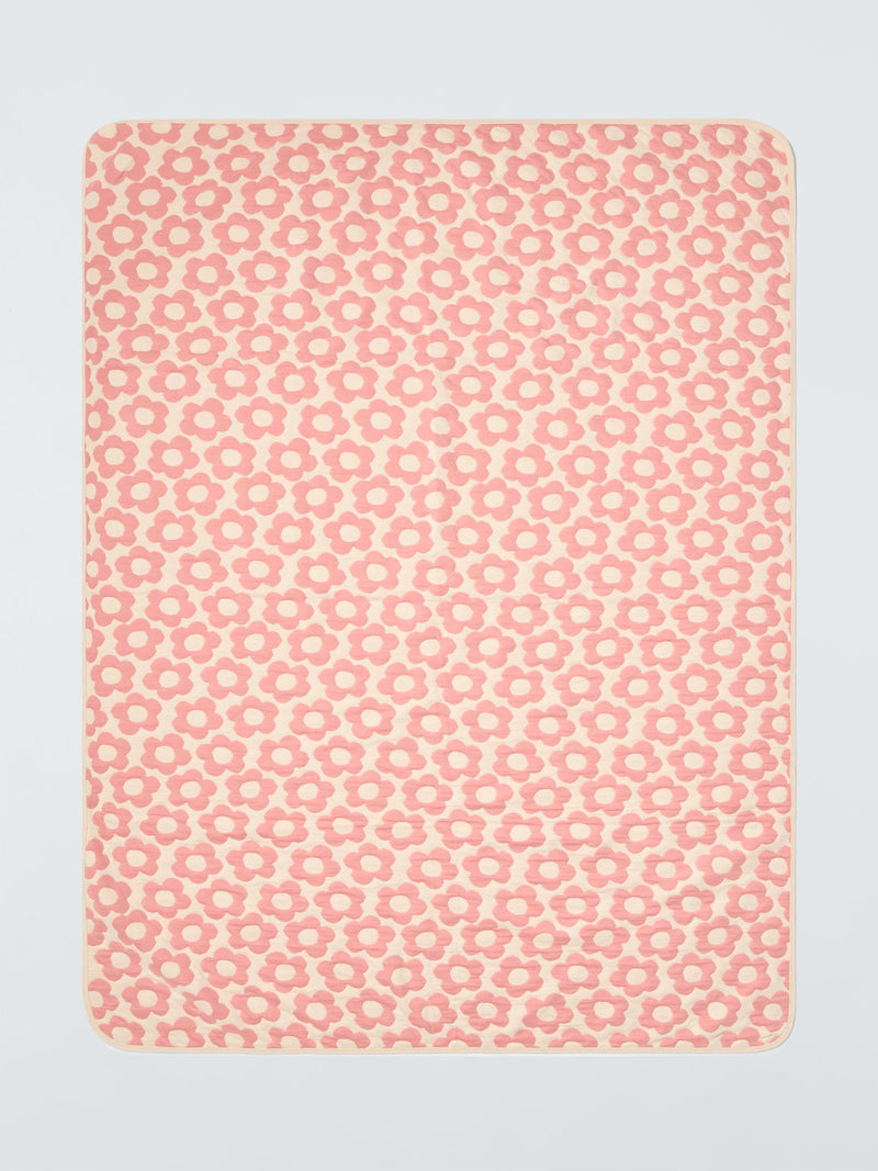 John Lewis kids floral quilted blanket small single (British brand)