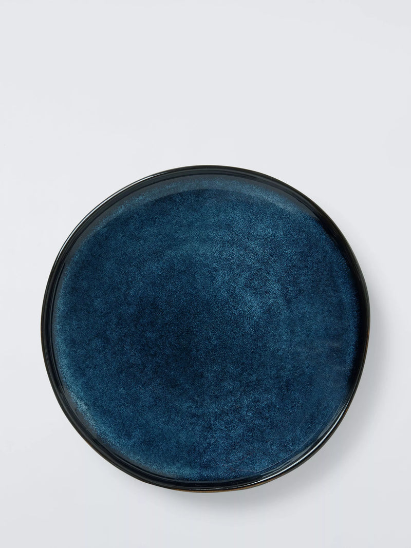 John Lewis Iver reactive glaze stoneware side plate 21cm, UK version