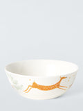 Children's Fine China Bowl with Woodland Animal Design, 14.5cm, Dishwasher and Microwave Safe