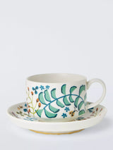John Lewis John Lewis Ulla Floral Fine China Tea Cup & Saucer, 250ml- Buy online at McGrocer