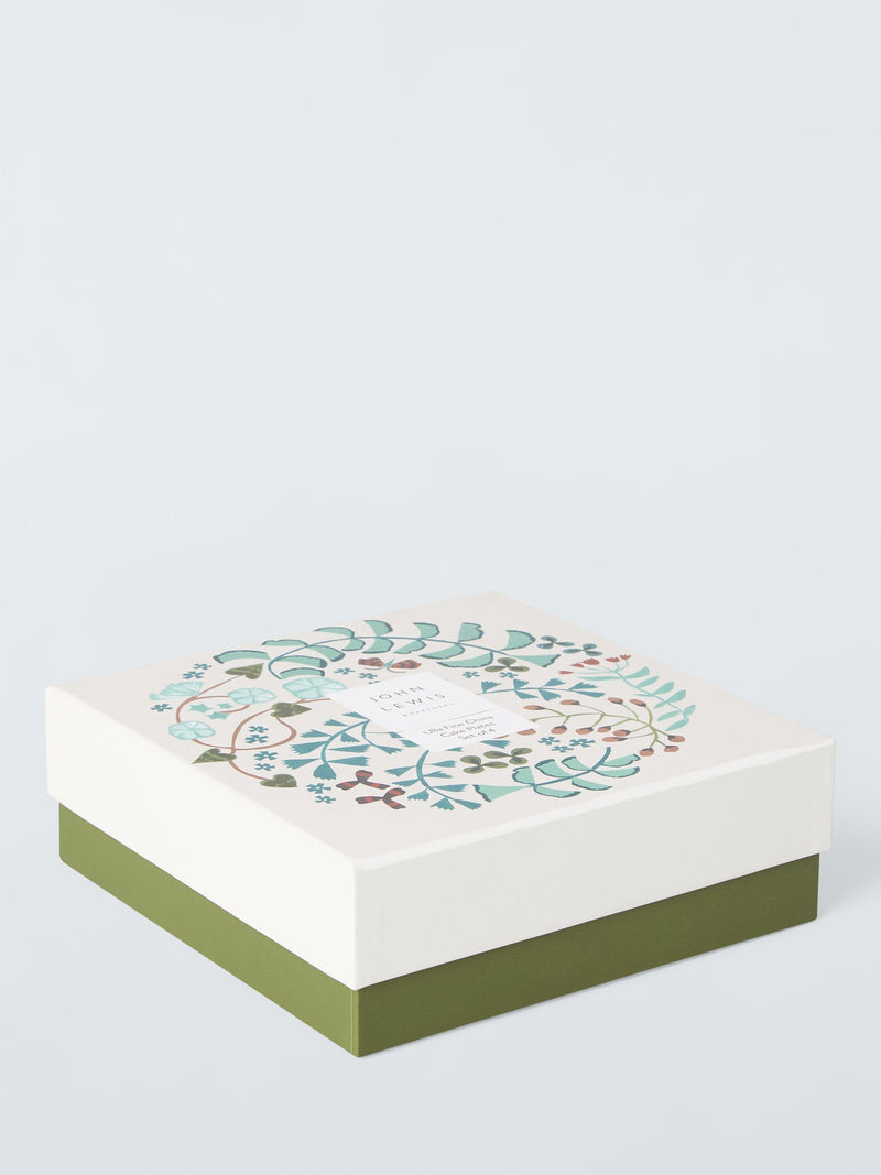 John Lewis floral cake plate 16.7cm set of 4, UK version