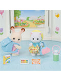 Sylvanian Families Walk Along Duo toy set, imported from the UK