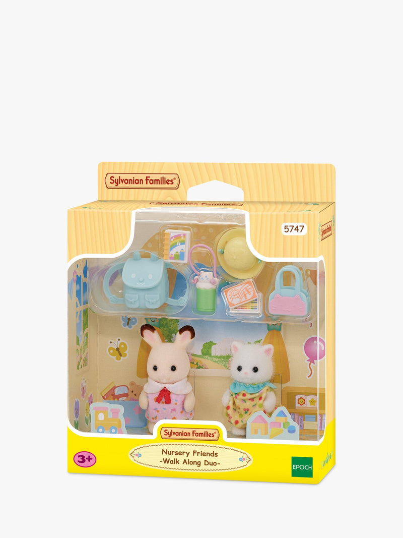 Sylvanian Families Walk Along Duo toy set, imported from the UK