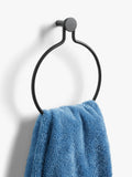 John Lewis Matt Black fixed towel ring, UK version