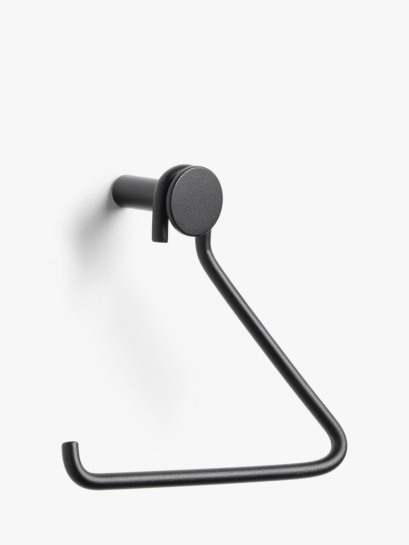 John Lewis matt black toilet roll holder, UK version