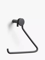 John Lewis Matt Black Toilet Roll Holder with Simple Design- Buy online at McGrocer