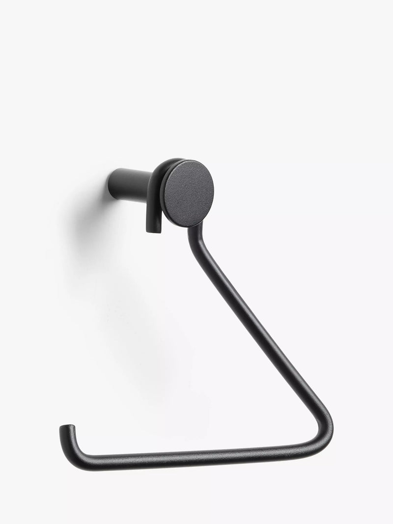 John Lewis matt black toilet roll holder, UK version