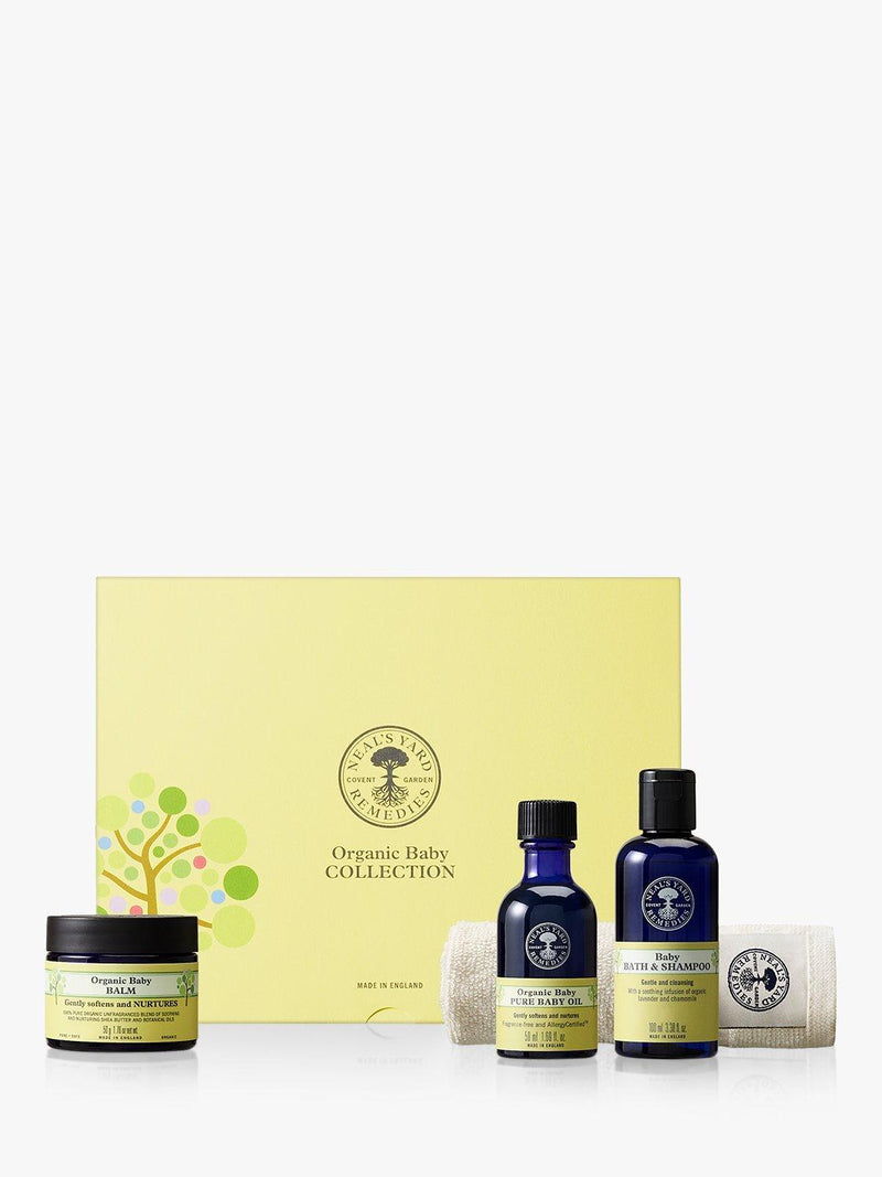 Neal's Yard Remedies organic baby skincare set, imported from the UK