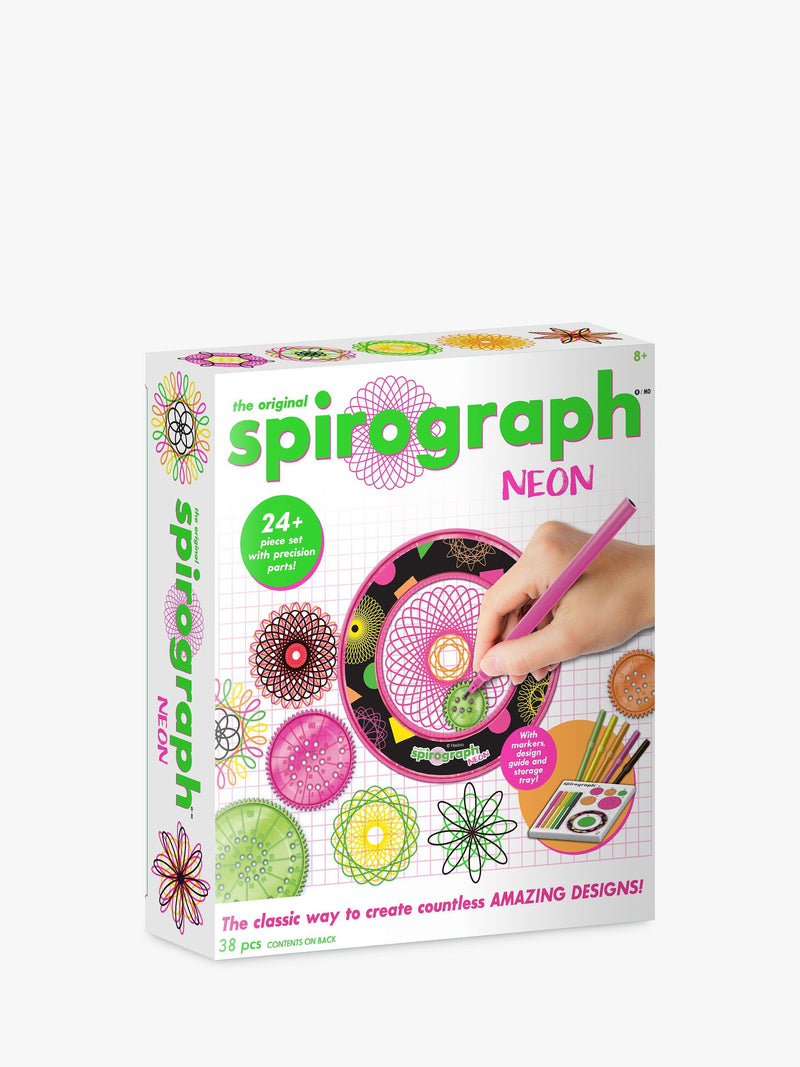 PlayMonster Spirograph Neon Design Set drawing kit, UK version