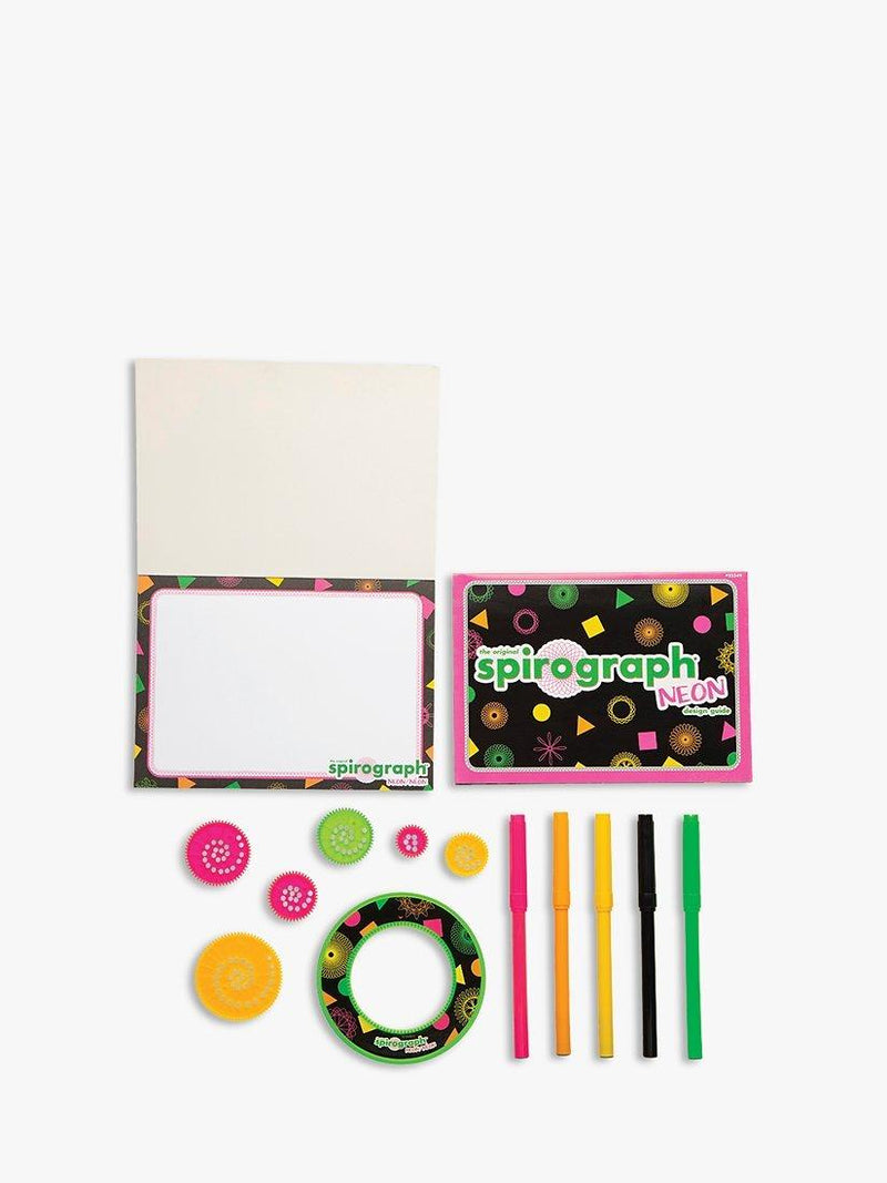 PlayMonster Spirograph Neon Design Set drawing kit, UK version