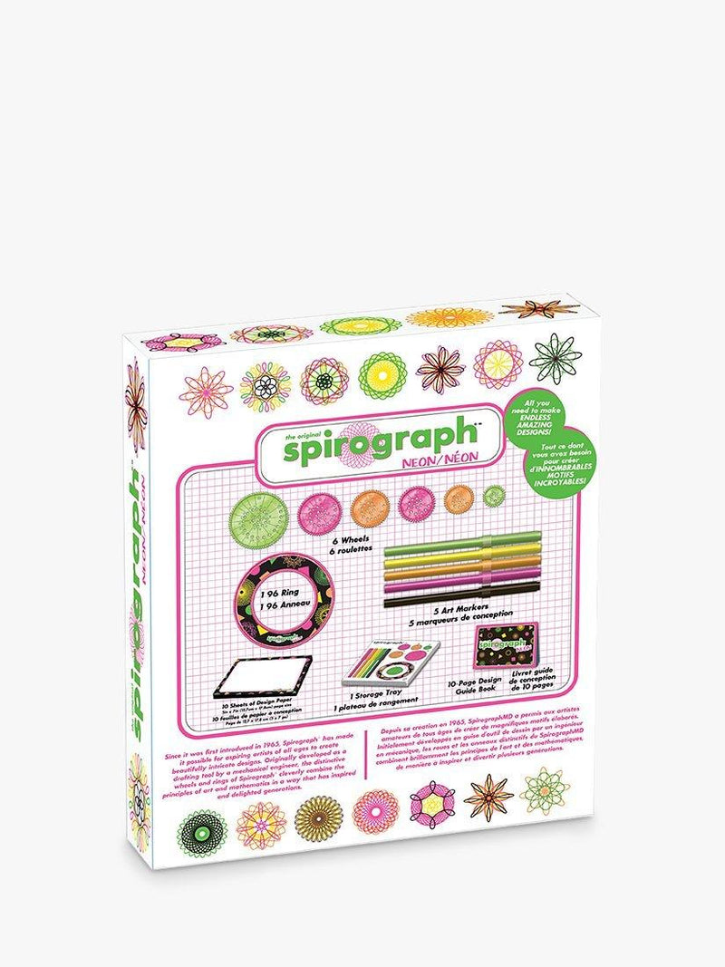 PlayMonster Spirograph Neon Design Set drawing kit, UK version