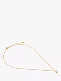 Orelia moonstone charm necklace gold vermeil (British brand)