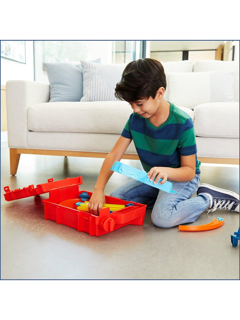 Hot Wheels Fuel Can Stunt Box playset, imported from the UK
