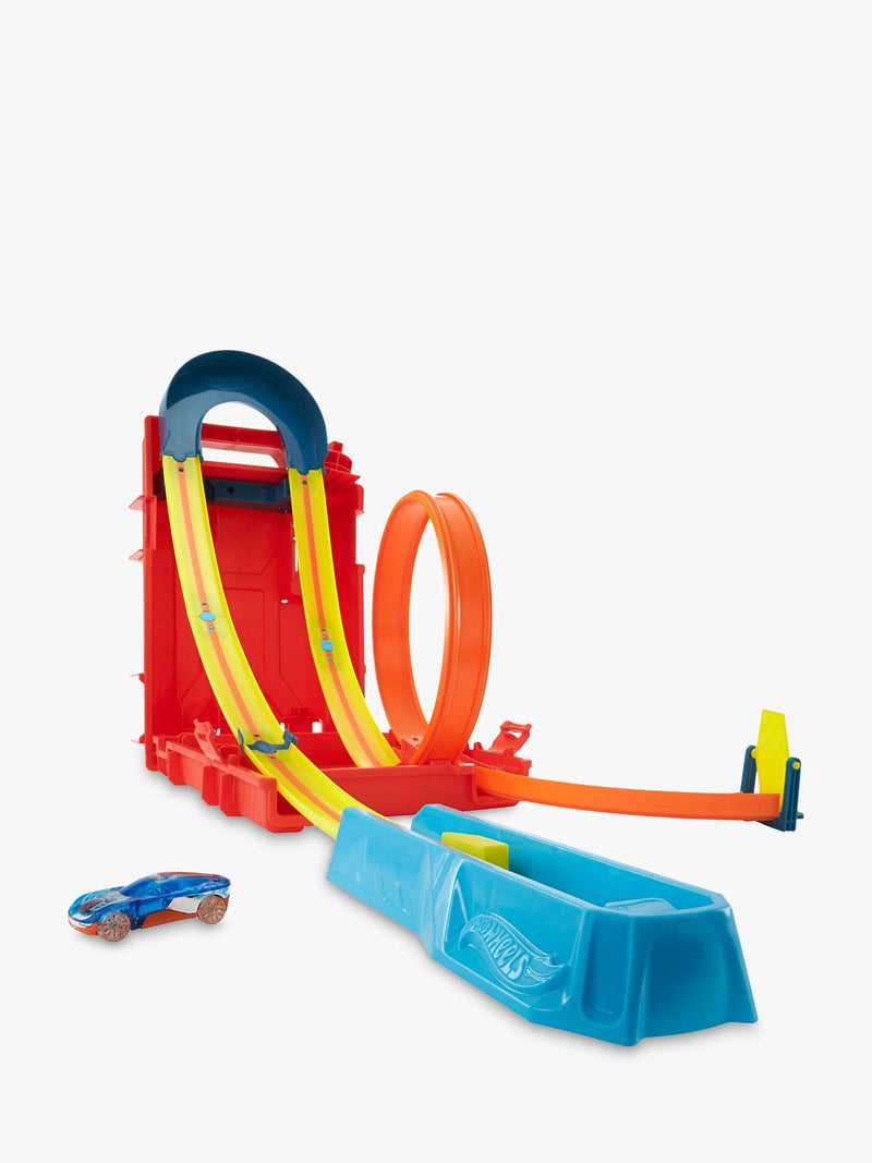 Hot Wheels Fuel Can Stunt Box playset, imported from the UK