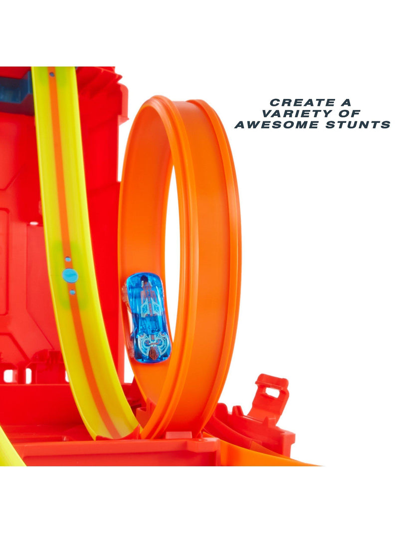Hot Wheels Fuel Can Stunt Box playset, imported from the UK