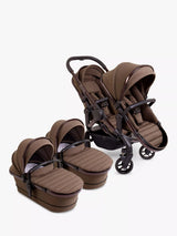 John Lewis Convertible Twin Pushchair with Carrycot for Birth to 15kg- Buy online at McGrocer
