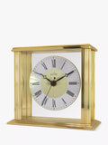 Acctim Roman numeral mantel clock brass effect, UK version