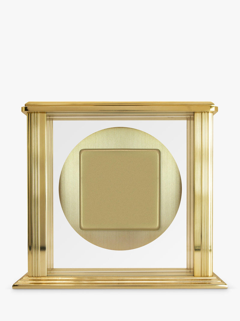 Acctim Roman numeral mantel clock brass effect, UK version