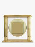 Acctim Roman numeral mantel clock brass effect, UK version