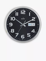 John Lewis Acctim Date Window Analogue Wall Clock 32cm- Buy online at McGrocer