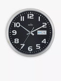Acctim date window analogue wall clock 32cm - British product