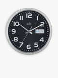 Acctim date window analogue wall clock 32cm - British product