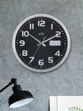 Acctim date window analogue wall clock 32cm - British product