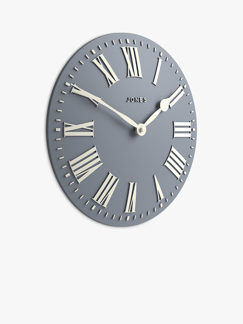 Jones Clocks Strand römische Ziffern Wanduhr 30cm, importiert aus Großbritannien