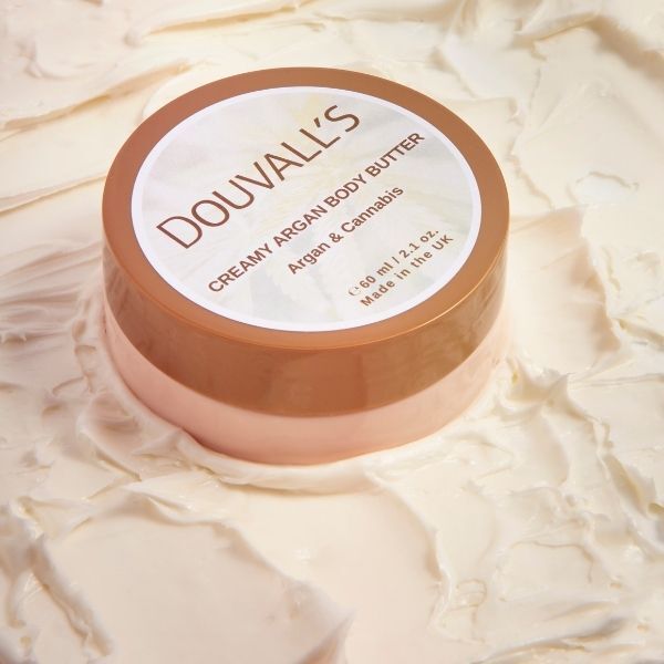 Douvalls Argan Body Butter Fireside 60ml - British product