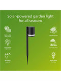 Philips Fyce solar garden spot light black, imported from the UK