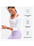 Garmin Lily 2 smart fitness watch pink silicone band (British brand)