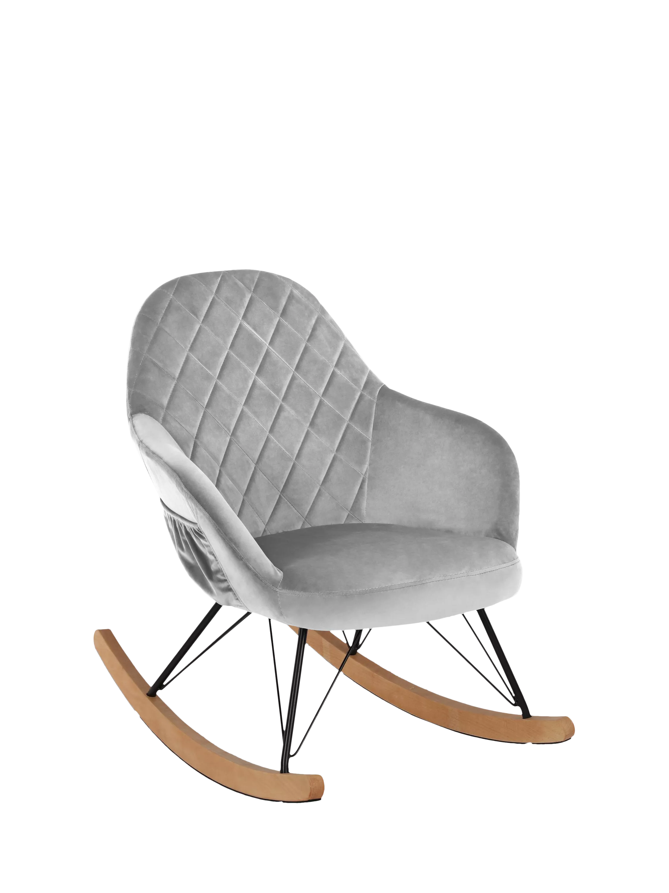 Little Seeds Monarch Hill Dahlia Upholstered Nursery Rocker - McGrocer